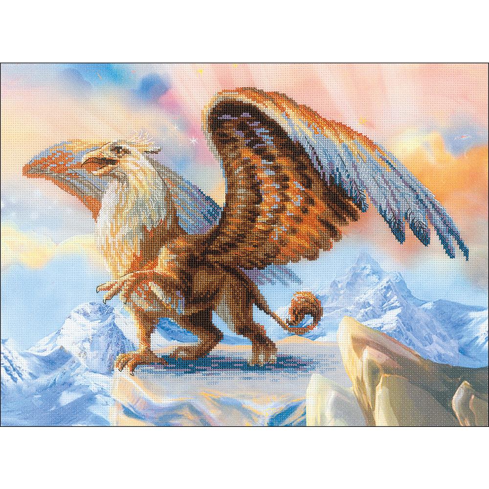 Griffin (14 Count) Stamped Cross Stitch Kit